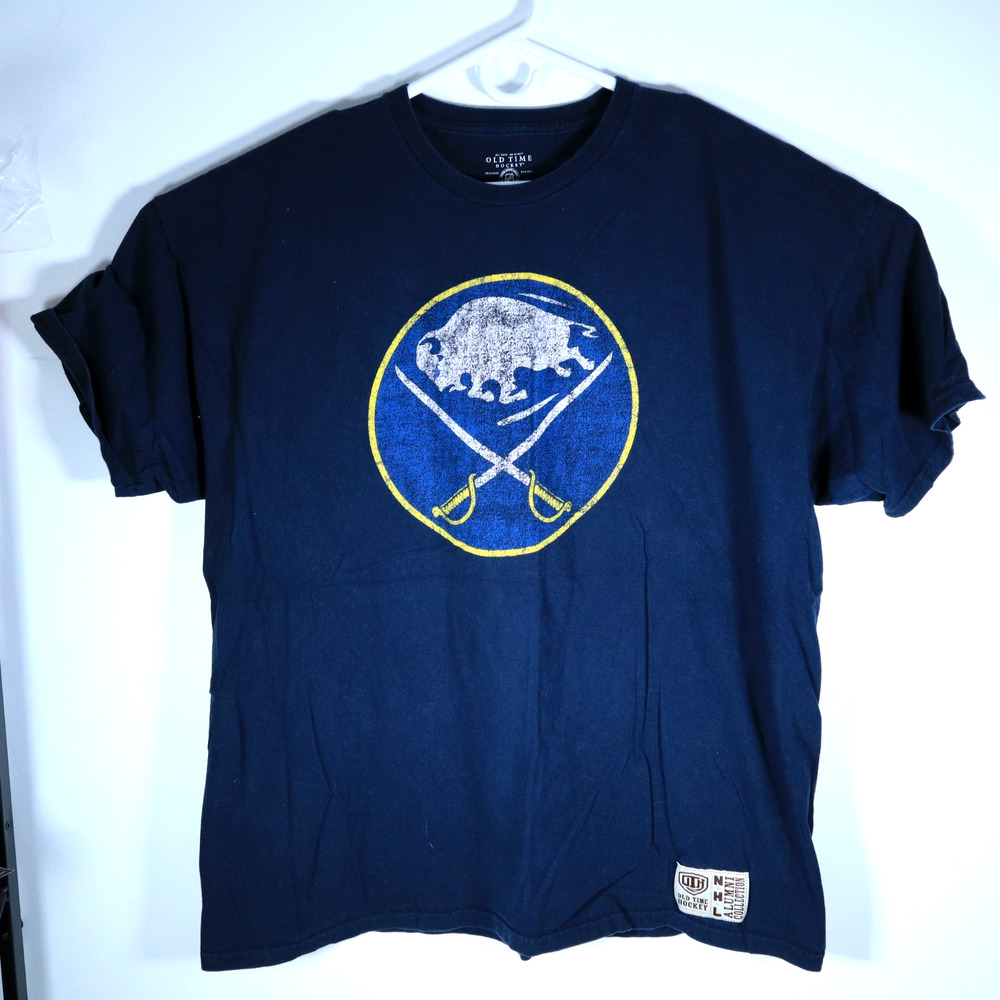 Old Time Hockey Mens 2XL TShirt Gilbert Perreault Buffalo Sabres Short Sleeve